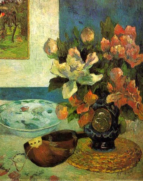 Paul Gauguin Still Life with Mandolin Norge oil painting art